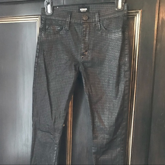 Hudson Jeans Denim - Hudson high rise Barbara skinny jean herringbone